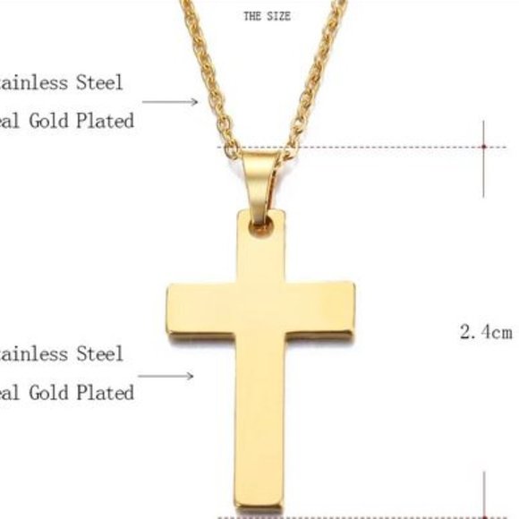Religious Cross Necklace - Picture 2 of 2